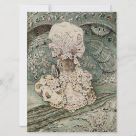 Lady Mouse in einer Mob Cap (von Beatrix Potter) Karte