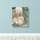 Lady Mouse in einer Mob Cap (von Beatrix Potter) Leinwanddruck (Insitu (Holzboden))