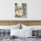 Lady Mouse in einer Mob Cap (von Beatrix Potter) Leinwanddruck (Insitu (Schlafzimmer))