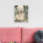 Lady Mouse in einer Mob Cap (von Beatrix Potter) Leinwanddruck (Insitu (Wohnzimmer))