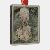 Lady Mouse in einer Mob Cap (von Beatrix Potter) Ornament Aus Metall (Rechts)
