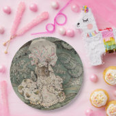 Lady Mouse in einer Mob Cap (von Beatrix Potter) Pappteller (Party)