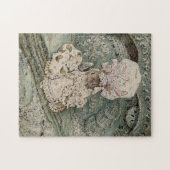 Lady Mouse in einer Mob Cap (von Beatrix Potter) Puzzle (Horizontal)