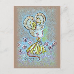 Lady Mouse Postkarte