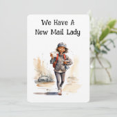 Lady Moving Cards (Stehend Vorderseite)