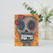 Lady Muerte Postcard Postkarte (Stehend Vorderseite)