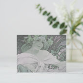 Lady Nature Postcard Postkarte (Stehend Vorderseite)