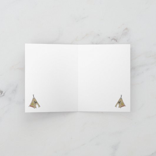 Lady Note Card Karte (Innenseite)