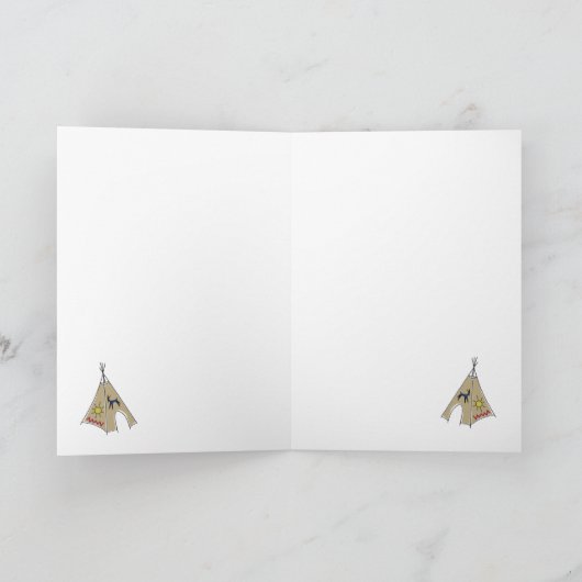 Lady Note Card Karte (Innenseite)