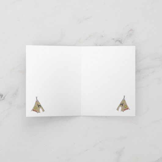 Lady Note Card Karte (Innenseite)