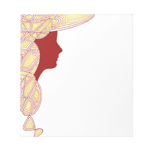 Lady Notizblock (Vorderseite)