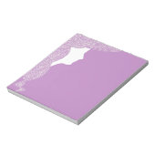 Lady Notizblock (Rotiert)