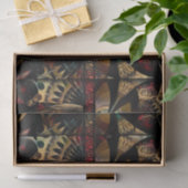 Lady of a Thousand Schwerter (Wüstenstamm-Fraktal) Seidenpapier (Geschenk)