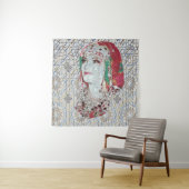 Lady of Atlas II Wandteppich (Beispiel)