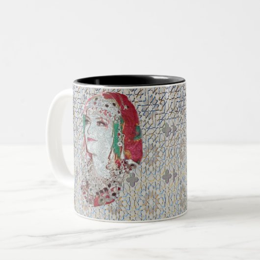 Lady of Atlas II Zweifarbige Tasse (Vorderseite Links)