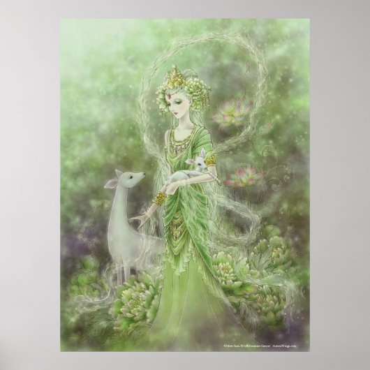 Lady of Compassion Art Print Poster (Vorne)