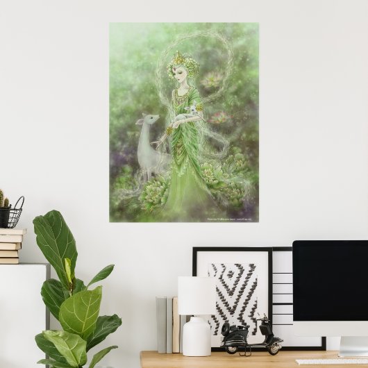 Lady of Compassion Art Print Poster (Heimbüro)