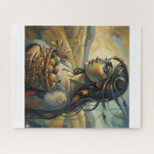 Lady of Dreams with a Basket of Life Puzzle (Horizontal)