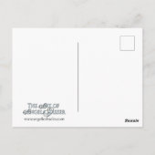 Lady of February Art Nouveau Birthstone Series Postkarte (Rückseite)