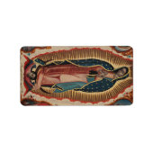 Lady of Guadalupe, 1780 von Sebastian Zalcedo Adressaufkleber (Vorne)