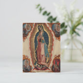 Lady of Guadalupe, 1780 von Sebastian Zalcedo Einladungspostkarte (Stehend Vorderseite)