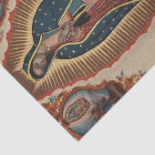 Lady of Guadalupe, 1780 von Sebastian Zalcedo Seidenpapier (Ausschnitt)