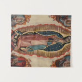 Lady of Guadalupe, 1780 von Sebastian Zalcedo Wandteppich (Vorderseite (Horizontal))