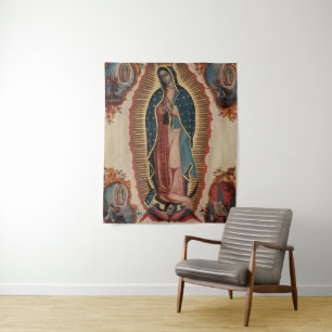 Lady of Guadalupe, 1780 von Sebastian Zalcedo Wandteppich