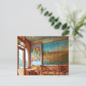 Lady of Guadalupe Im Restaurant Postkarte (Stehend Vorderseite)