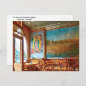Lady of Guadalupe Im Restaurant Postkarte (Vorne/Hinten)