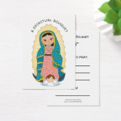 Lady of Guadalupe Spiritual Bouquet Prayer Card (Schreibtisch)
