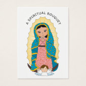 Lady of Guadalupe Spiritual Bouquet Prayer Card (Vorderseite)