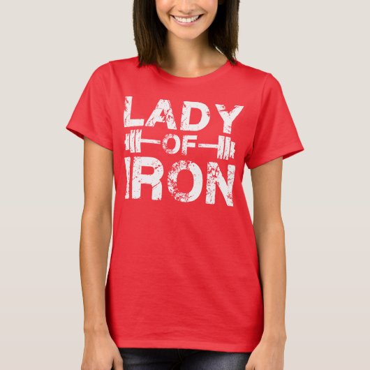 Lady of Iron T-Shirt (Vorderseite)