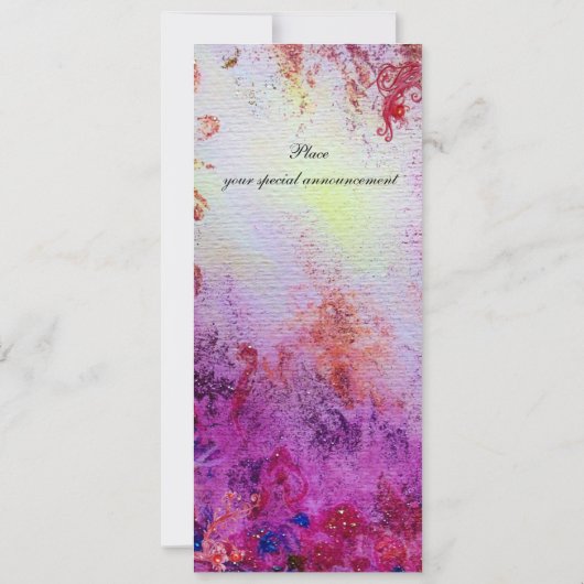 LADY OF LAKE 1, strahlend blauer Rosa Ankündigung (Rückseite)