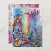 LADY OF LAKE 1, strahlend blauer Rosa Ankündigung (Vorne/Hinten)