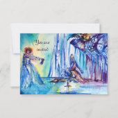 LADY OF LAKE EXCALIBUR Magic and Mystery Parchment Einladung (Vorderseite)