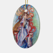 LADY OF LAKE , Magie und Mystery Keramikornament (Links)