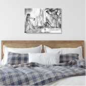 LADY OF LAKE , Magie und Mystery Leinwanddruck (Insitu (Schlafzimmer))
