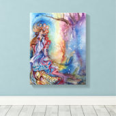 LADY OF LAKE , Magie und Mystery Leinwanddruck (Insitu (Holzboden))