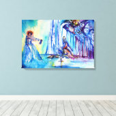 LADY OF LAKE , Magie und Mystery Leinwanddruck (Insitu (Holzboden))