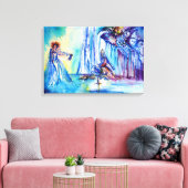 LADY OF LAKE , Magie und Mystery Leinwanddruck (Insitu (Wohnzimmer))