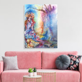 LADY OF LAKE , Magie und Mystery Leinwanddruck (Insitu (Wohnzimmer))