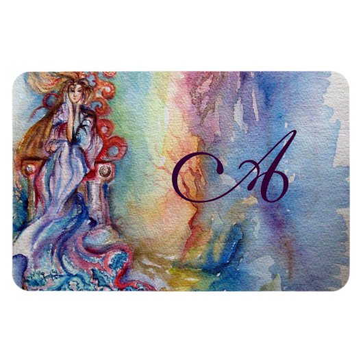 LADY OF LAKE / Magie und Mystery Monogramm Magnet (Horizontal)