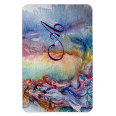 LADY OF LAKE / Magie und Mystery Monogramm Magnet (Vertikal)