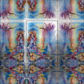 LADY OF LAKE , Magie und Mystery Stoff (Kachel)