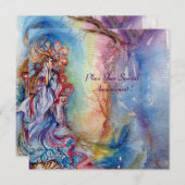 LADY OF LAKE strahlend, leuchtend blau, lila weiß (Vorne/Hinten)