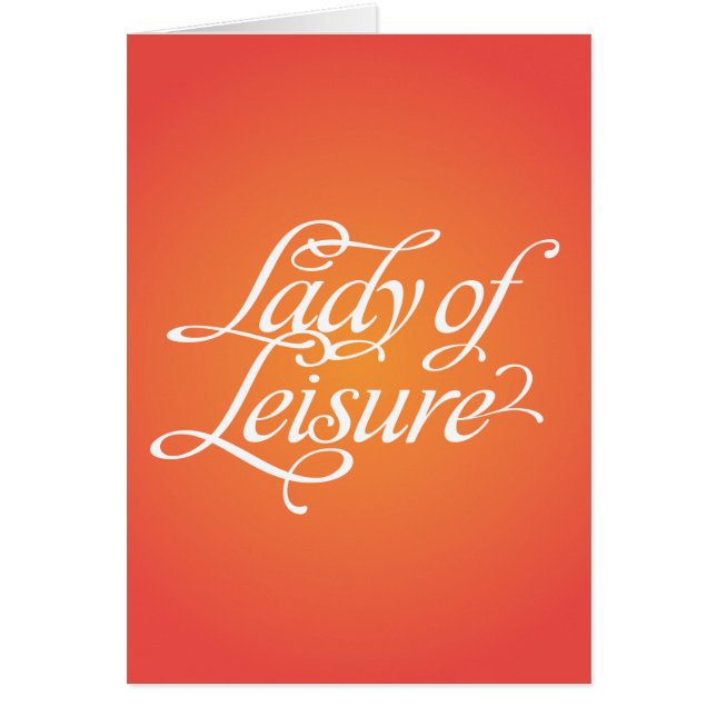 Lady of Leisure 1b (Vorne)