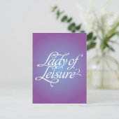 Lady of Leisure 4b Postkarte (Stehend Vorderseite)
