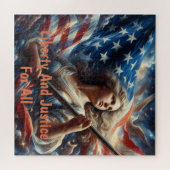 Lady of Liberty - Patriotismus Art Puzzle (Horizontal)