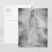 Lady of Light Aurora Postcard Postkarte (Vorne/Hinten)